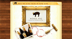 Desktop Screenshot of noblepigwine.com